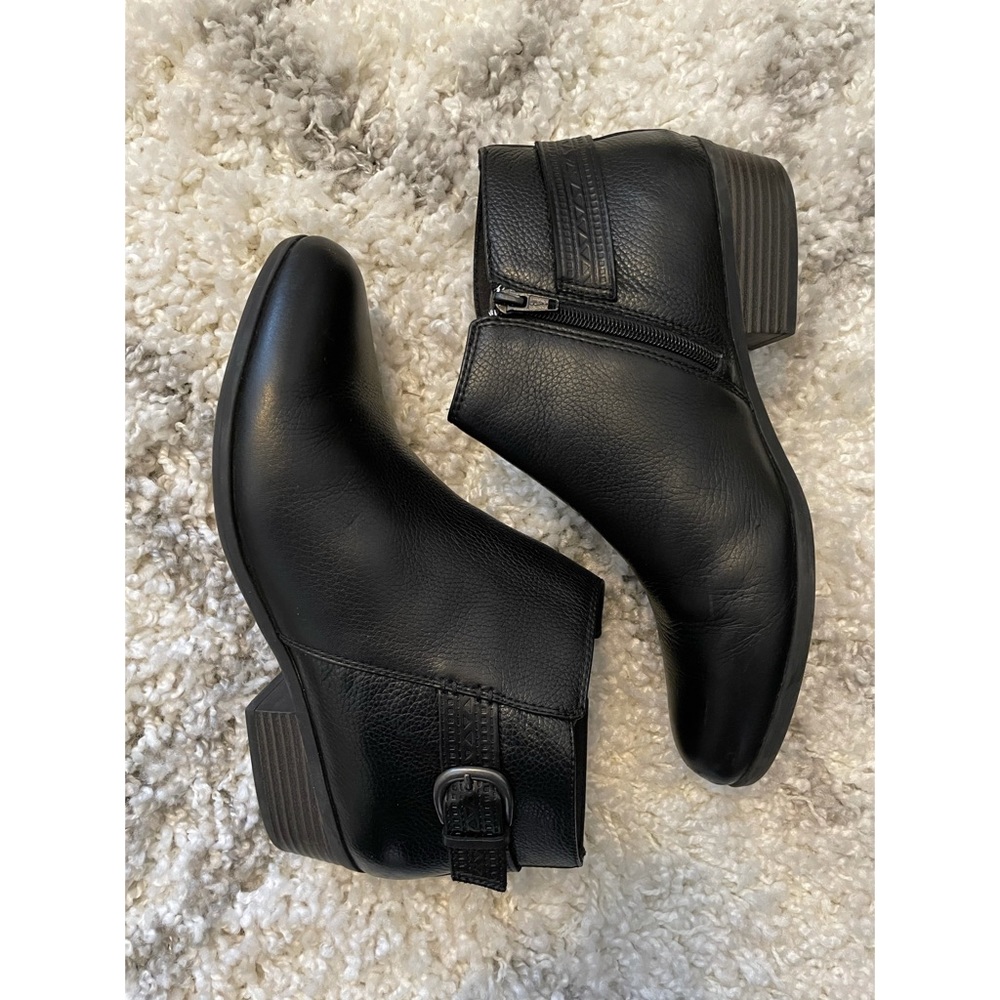 Clarks Black Booties